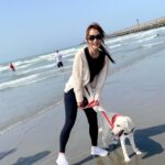 Gladys Lee Instagram - 四月最後一週的週三是 #國際導盲犬日，全球共同響應串連，提升整體社會對於 #導盲犬 #輔助犬 的共識與意識； Ula下個月要滿七個月，天天伸懶腰長高、散步玩耍長肌肉，隨時訓練、隨時教導也讓她長腦袋更機靈，天天帶著她探索人類社會，認識這個世界，我們一起蹲下來看麻雀，一起去機場觀景台聽飛機起降引擎聲，一起坐在公車站感受大型車進站的熱氣和開關門的氣壓聲，一起跟家人去海邊踩踩浪花、瘋狂挖沙坑，也搭101的電梯感受耳壓變化，我們到餐廳吃飯帶著她，就在一旁乖乖等待休息，她也跟著我外出工作，進出不同場合、大樓，她用小小的腳掌感覺地板材質的差異，勇敢的穿梭在街道上，直接面對所有的友善和不友善； 寄養家庭的任務是帶著幼犬社會化，並且落實所有基本訓練的指令，鼓勵幼犬盡可能探索，同時必須完全服從而且聽指令、有規矩，訓練老師給了我一個很好的觀念：「不是要孩子都不犯錯，而是犯錯後的提醒、糾正和學習。」狗狗表現完美也不吝於讚美、獎賞和鼓勵，要在狗狗心中建立權威，但卻不心生恐懼，愛她也尊重她，完全是愛的教育的實踐啊！ 我在想，教孩子應該跟導盲犬差不多吧？養過導盲犬會不會對生孩子更有信心呢？啊！導盲犬不會哭，更不會頂嘴，這應該是致命的差異🫢 🐾 To the guide dogs of the world – i hope you’re having a PAWE-SOME day! 🐾 Happy International Guide Dog Day! Ula is my first trainee puppy from @twguidedog. She will be turning 7 month old in two weeks. Everyday i watch her grow more mature and smarter and learn how to navigate the world. As puppy walker/family I couldn’t be more proud of my beloved baby Ula. We know the life-changing difference Guide Dogs make, and that’s why donation or volunteer work play important role within the training process. It's also an important day for businesses, industries and the wider community to recognize how a guide and assistance dog refusal can have serious implications for the immediate safety of a person with low vision or blindness. #GuideDog #AssistanceDog #InternationalGuideDogDay #GuideDogDay #U胎 #Ula #guidedog #eyeseeingdog #workingdog #labradorsofinstagram #labsofinstagram #labradoroftheday #yellowlab #yellowlabsofinstagram #labradorpuppy #whitelab #labsofinsta #yellowlabrador #blacklabrador #retriever #whitelab #拉布拉多 #導盲幼犬 #導盲幼犬寄養家庭