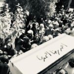 Golshifteh Farahani Instagram - #ahmadrezaahmadi @ahmadreza_ahmadi_officialpage one if the greatest Iranian poets is gone. Seeing @mahoorahmadi_official My classmate for 10 years under his coffin exploded my heart. ديدن ماهور، همكلاسى ساليانِ سال زير تابوتِ پدرش #احمدرضااحمدی قلب مرا منفجر كرد