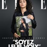 Golshifteh Farahani Instagram - انقلابِ زن زندگى و آزادى ادامه دارد. تا زمانى كه زن نصفِ مرد أست و خانواده ما در زندان ها هستند و اين بى همه چيزانِ بى وجدان بر قدرت، ما فريادِ بى صداى مردمِ ايران در هر نقطه اين كره ى خاكى كه باشيم جار خواهيم زد. #Repost @ellefr ・・・ « Soyez leur voix », soutenons les iraniennes. Avec @golfarahani et @zaramirebrahimi à l'initiative de ELLE. @leasalameoff, @delphinehorvilleur, @cocoboer, @jesuisclaraluciani, @chtaubiraoff, @mina_kavani, @elsa_zylberstein, @lafonlolafiction, @jeannebalibar, @golfarahani, @zaramirebrahimi et Laure Adler se sont mobilisées pour un numéro spécial en soutien à l’Iran en posant avec des portraits de Niloufar Shakeri, Niloufar Kardouni, Ensieh Moussavi, Marzieh Mir-Ghasemi, Fatemeh Nazari-Nejad, Armita Abbasi, Elham Modarresi, Maedeh Sohrabi, Fatemeh Harbi, Hamideh Zeraii, Fatemeh Jamalpour et Mahsa Amini, des femmes qui luttent pour leur liberté, au péril de leur vie. "Be their voice", support Iranian women. With @golfarahani and @zaramirebrahimi on the initiative of ELLE magazine. Twelve celebrities have rallied for a special edition in support of Iran and women who risk their lives fighting for freedom.   Photographe @edalcock Merci la maison @chloe #elleenkiosque #elle #ellemagazine #covergirl #iran #freeiran #freedom #golshifthehfarahani #zaramirebrahimi #femmevieliberte #soutieniran #mahsaamini #societe