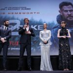 Golshifteh Farahani Instagram - #tylerrake2 @netflixfilm @netflix incredible premier in Madrid. Thank you @chrishemsworth @samhargrave @olgakurylenkoofficial