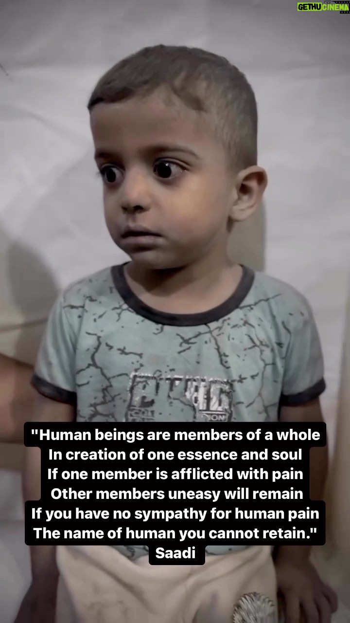 Golshifteh Farahani Instagram - “Human beings are members of a whole In creation of one essence and soul If one member is afflicted with pain Other members uneasy will remain If you have no sympathy for human pain The name of human you cannot retain.” Saadi
