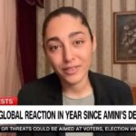Golshifteh Farahani Instagram - Thank you @beckycnn for being such supporter of Woman Life Freedom revolution
