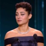 Golshifteh Farahani Instagram - Thé cesar for the best foreign film. Who is a foreigner? -Me ? Yes, I am a foreigner. -YOU ? Yes, we are all foreigners to someone or something. At home or elsewhere, our world is in pain, Europe is in pain, the Middle East is in pain, the extremes are managing to divide us more and more, and to make us believe that we are enemies of one another. But does it take another deadly virus, a destructive meteorite or a natural disaster to remind us that we are one? Beyond our nationality, our origins, our ideologies, our religions, our colors, and even our gender. Fortunately, art brings us together. Where politic tear things apart, artists mend things back together. Instead of building walls, we artists we create bridges. Building a bridge, even a footbridge, is not a dream. And if we dream alone, it remains just a dream. But if we dream together, it becomes reality as John Lennon said. So let's dream, let's dream of peace, of brotherhood, and above all of sisterhood, of equality, of freedom. For everyone. Imagine all the people Living life in peace So this prize, as its name suggests, is OUR bridge to foreign lands.