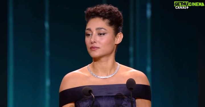Golshifteh Farahani Instagram - Thé cesar for the best foreign film. Who is a foreigner? -Me ? Yes, I am a foreigner. -YOU ? Yes, we are all foreigners to someone or something. At home or elsewhere, our world is in pain, Europe is in pain, the Middle East is in pain, the extremes are managing to divide us more and more, and to make us believe that we are enemies of one another. But does it take another deadly virus, a destructive meteorite or a natural disaster to remind us that we are one? Beyond our nationality, our origins, our ideologies, our religions, our colors, and even our gender. Fortunately, art brings us together. Where politic tear things apart, artists mend things back together. Instead of building walls, we artists we create bridges. Building a bridge, even a footbridge, is not a dream. And if we dream alone, it remains just a dream. But if we dream together, it becomes reality as John Lennon said. So let's dream, let's dream of peace, of brotherhood, and above all of sisterhood, of equality, of freedom. For everyone. Imagine all the people Living life in peace So this prize, as its name suggests, is OUR bridge to foreign lands.