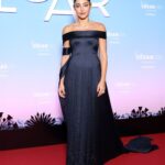 Golshifteh Farahani Instagram - Amidst the star-studded affair at @AcademieDesCesar, actress @GolFarahani graced the ceremony in a long, flowy night blue #DiorCouture dress by @MariaGraziaChiuri, adding an extra touch of magic to the evening. #StarsinDior L'Olympia