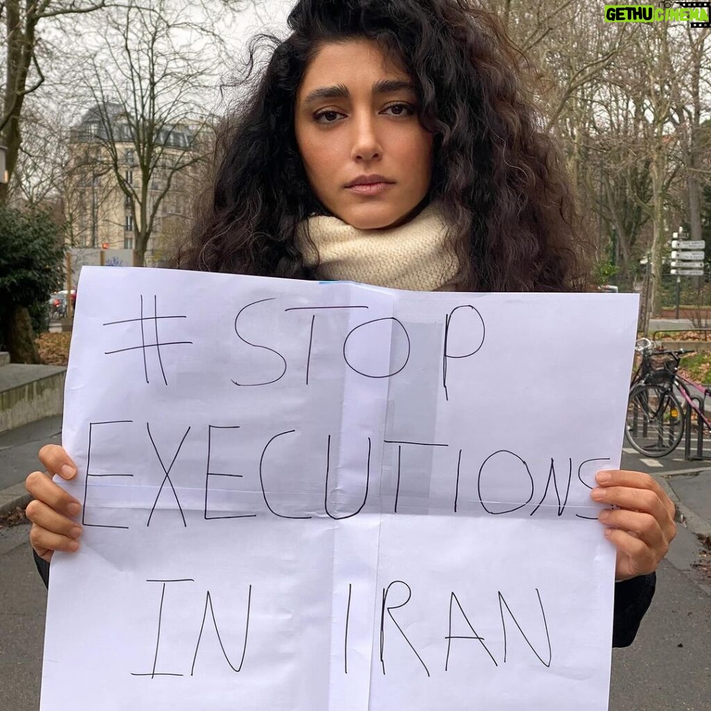 Golshifteh Farahani Instagram - #stop_executions_in_iran @narges_mohamadi_51 and other political prisoners on hunger strike joined by many others. Asking to Stop the ongoing executions by Islamic regime in Iran. #نه_به_اعدام