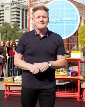 Gordon Ramsay Instagram - Swipe ⬅️ Gordon Ramsay transforms his famous ‘idiot sandwich’ meme into a live competition, challenging contestants to create the ultimate sandwich.