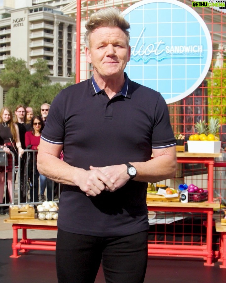 Gordon Ramsay - 222K Likes - Swipe ⬅️ Gordon Ramsay transforms his famous ‘idiot sandwich’ meme into a live competition, challenging contestants to create the ultimate sandwich.