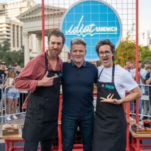 Gordon Ramsay Instagram - I’m bringing some @mythical into my kitchen tomorrow on @idiotsandwich !! Finally the feud ends !