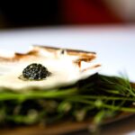 Gordon Ramsay Instagram – Beautiful scallops, fillet of red mullet and smoked eel with black lemon and caviar at @lepressoirdargentgordonramsay ! InterContinental Bordeaux – Le Grand Hotel