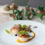 Gordon Ramsay Instagram - Beautiful scallops with pumpkin and truffle on the New Year’s Eve menu at @riverrestaurantbygordonramsay ! The River Restaurant by Gordon Ramsay
