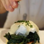 Gordon Ramsay Instagram - Delicious eggs Florentine with spinach and creamy hollandaise at @gordonramsayplanefood ! Gordon Ramsay Plane Food