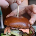 Gordon Ramsay Instagram - Tasty @heddonstkitchen burger with a dry-aged beef patty, Monterey Jack cheese and sriracha mayo !! Heddon Street Kitchen