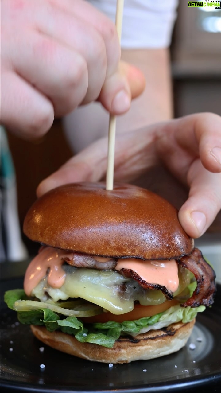 Gordon Ramsay Instagram - Tasty @heddonstkitchen burger with a dry-aged beef patty, Monterey Jack cheese and sriracha mayo !! Heddon Street Kitchen