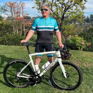 Gordon Ramsay Instagram - Cracking ride on this beauty SL8 insane aerodynamics , lightweight ,  absolute perfection and what a way to enjoy a Sunday  @iamspecialized_tri  @iamspecialized  @huubdesign
