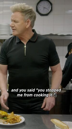 Gordon Ramsay Instagram - It’s never a good sign when I get the blame….#KitchenNightmares is back tonight at 8/7c !