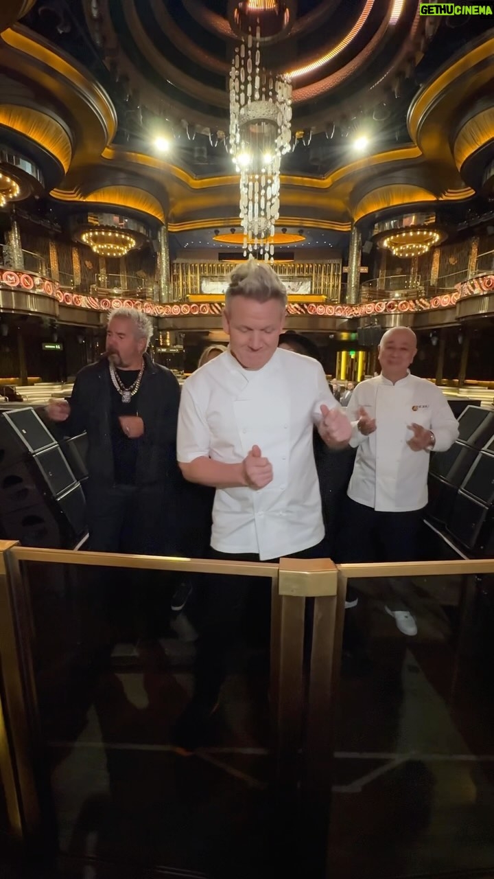 Gordon Ramsay Instagram - Rollin’ up to F1 #LikeACaesar with a couple of friends @caesarspalace . Thx @omnianightclub for the setting