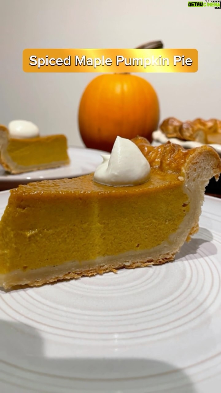 Gordon Ramsay Instagram - Get ready for Thanksgiving with this delicious Spiced Maple Pumpkin Pie 🥧 Get the recipe in my amazing mobile game #ChefBlast where ever you get your favourite apps