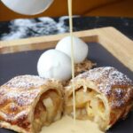Gordon Ramsay Instagram - Look what just landed at @breadstreetkitchen - apple pie served with vanilla ice-cream and custard ! Bread Street Kitchen