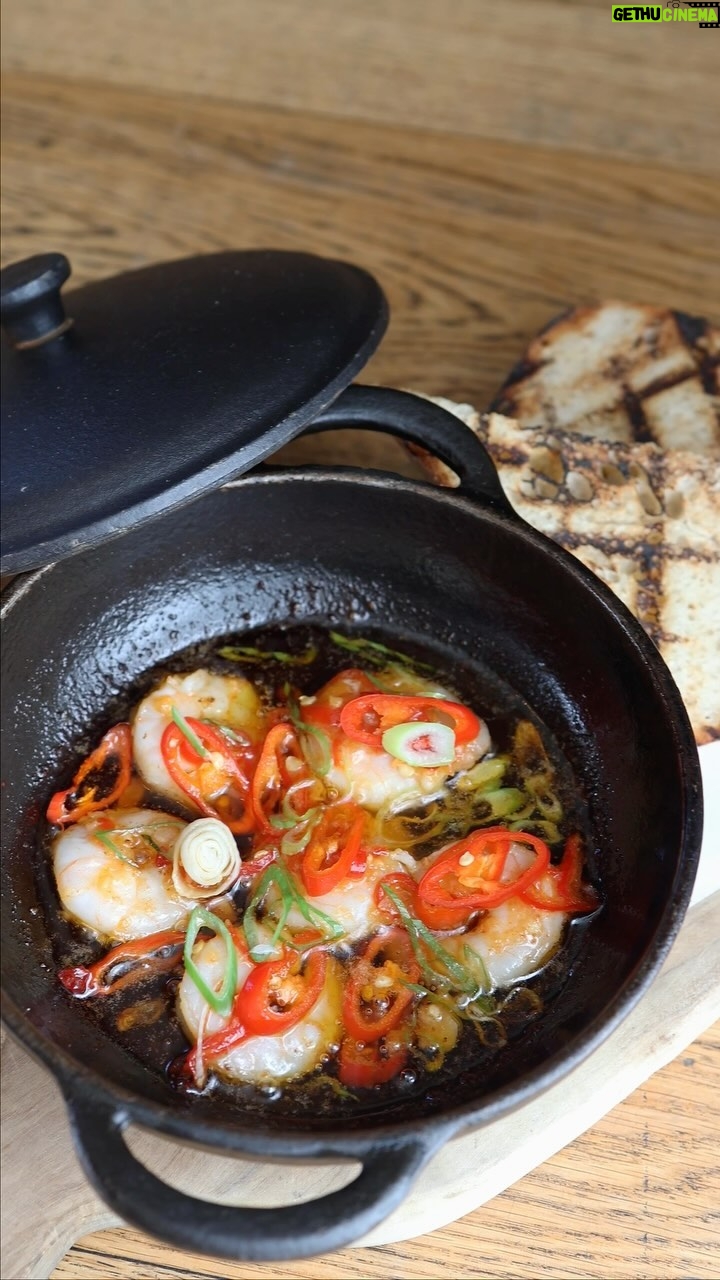 Gordon Ramsay Instagram - Check out @gordonramsaybarandgrill’s gambas pil pil – made with garlic, chilli and lemon – delicious ! Gordon Ramsay Bar and Grill