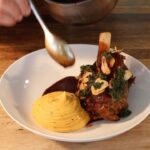 Gordon Ramsay Instagram – Beautiful braised lamb shank served with harissa mash, black olive jus and gremolata at @gordonramsaybarandgrill !! Gordon Ramsay Bar and Grill