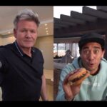 Gordon Ramsay Instagram - The strangest reaction video I’ve ever done 😂 Thx @zachking ! He’s also an amazing sandwich maker !