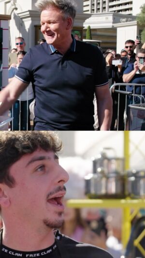 Gordon Ramsay Instagram - Well this should be interesting….. @fazerug, @zachking & @sydney_morgan are attempting to make me a spicy sandwich today on #IdiotSandwich ! Which @youtube creator will take the 🍞 crown ?? Head to my YouTube channel now !