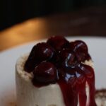 Gordon Ramsay Instagram - Black forest cheesecake with cherry compote and pistachio ice cream at @heddonstkitchen ! Heddon Street Kitchen