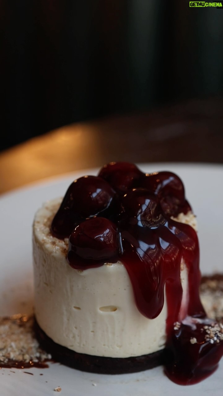 Gordon Ramsay - 41.5K Likes - Black forest cheesecake with cherry compote and pistachio ice cream at @heddonstkitchen !