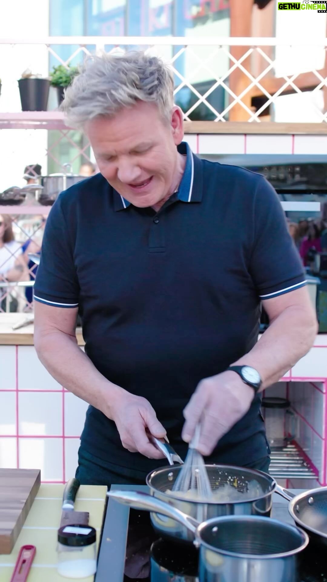 Gordon Ramsay Instagram - Those eyes don’t look like we have a feud !! Watch @mythicalchefjosh battle it out on #IdiotSandwich on my YouTube channel now !