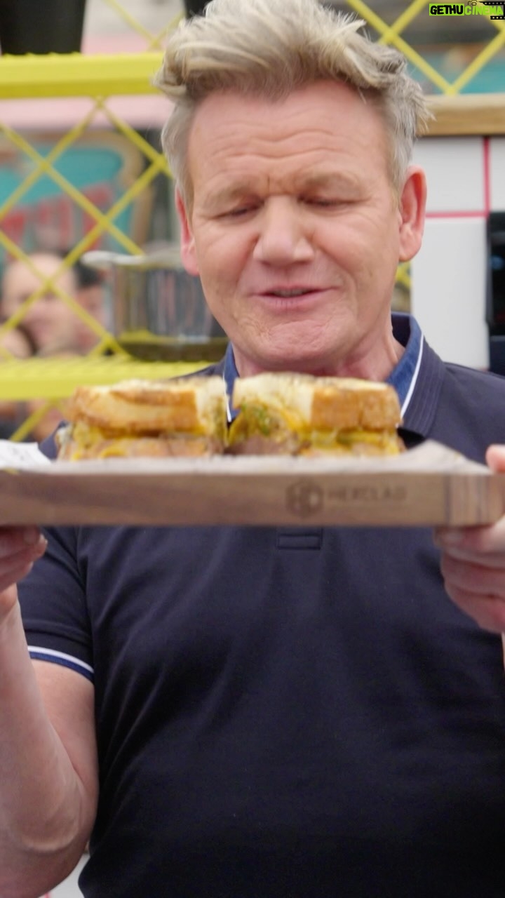 Gordon Ramsay - 78.5K Likes - The question everyone wants to know….will my grilled cheese melt ?? My #IdiotSandwich redemption thanks to @hexclad is live now….take that @tombrady !