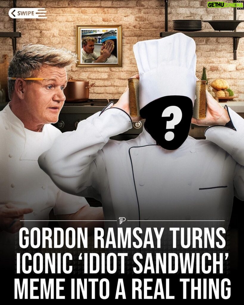 Gordon Ramsay Instagram - Swipe ⬅️ Gordon Ramsay transforms his famous ‘idiot sandwich’ meme into a live competition, challenging contestants to create the ultimate sandwich.
