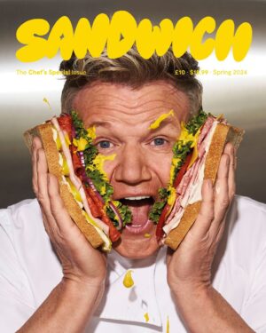 Gordon Ramsay Instagram - Don’t be an idiot, Sandwich. 

Introducing the Chef’s Special issue, guest edited by our cover star @gordongram. Also featuring @oliviatied, @honeysuckle_provisions, @hannahslaneyphotography, @thebreaducator and much, much more. Out now! 
Link in @sandwichmagazine bio.

Cover credits: 

Words: @joshjoshjones 
Photo: @brianbowensmith 
Art Director: @tertia.nash 
Food Styling: Marah Abel
HMU: @laura.connelly

#sandwichmagazine