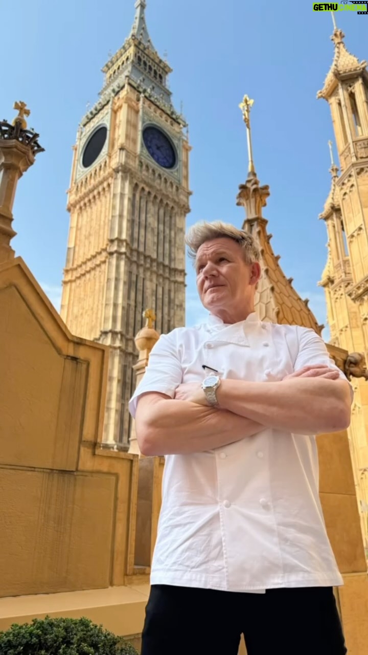 Gordon Ramsay - 467.1K Likes - Macao ! What an amazing few days opening #GordonRamsayPubandGrill at @the_londoner_macao ! And a special thank you to Tomato (the bulldog) for keeping the red carpet clean 🐶