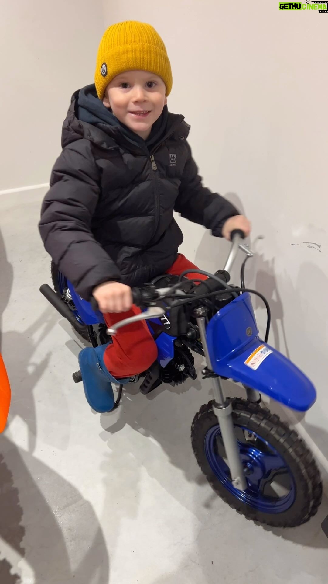 Gordon Ramsay - 65.3K Likes - Somebody’s getting excited to get going @oscarjramsay @ducati 😂