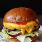 Gordon Ramsay Instagram - New at @gordonramsaystreetburger: our classic £9 cheeseburger with a juicy beef patty and gooey American cheese !!