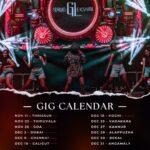 Gowry Lekshmi Instagram - 5 more dates for 2023. Where are u gonna join us? ✨🎄 #GL #GLlive #gigcalendar
