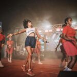 Gowry Lekshmi Instagram - 🧨 #GLlive #onstage #instamusic ISS Arts & Science College