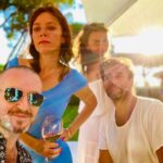 Grégory Fitoussi Instagram – Such lovely friends!… #holidays #friends #summertime @antobyrne75 @annafriel @laurapresgurvic Saint-Tropez