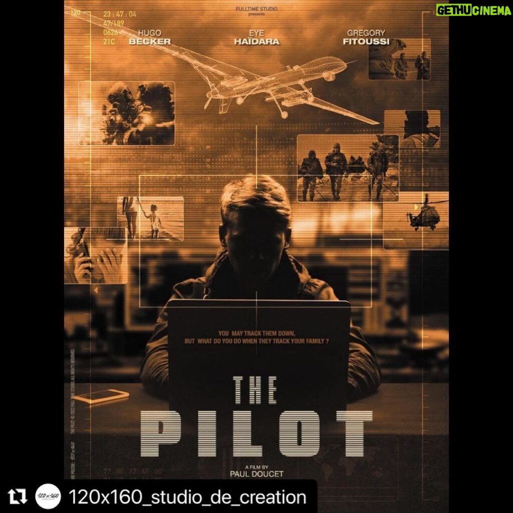 Grégory Fitoussi Instagram - Next project. #pauldoucet #graphicdesign #thepilot #movie #fulltimestudio #cinema