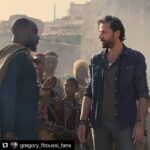 Grégory Fitoussi Instagram - Throwback. #americanodyssey #tvseries #americanseries @annafriel