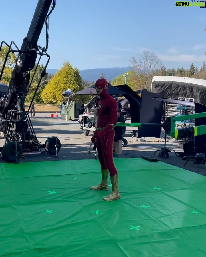 Grant Gustin Instagram - Final Flash BTS Pt. 1