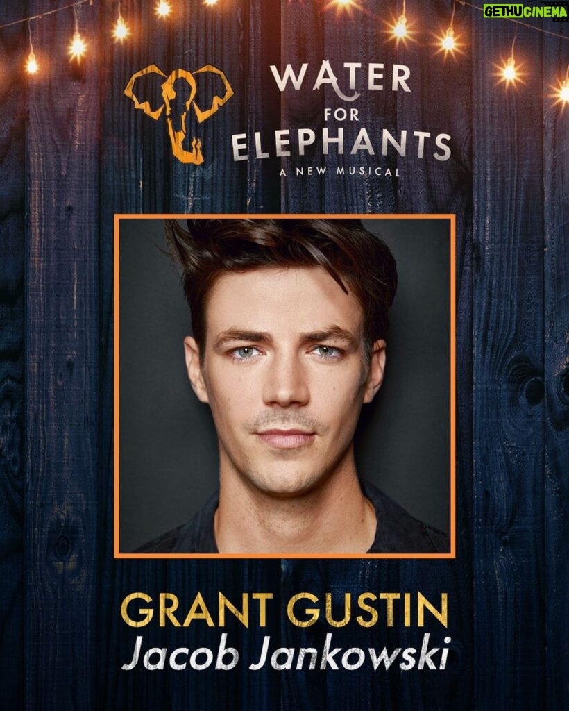 Grant Gustin Instagram - I truly can’t believe this is real. I’ve been beyond excited to share this news. So grateful for the opportunity and appropriately terrified. First shot was after my callback, walking back to my hotel in my Elon hat that I wore for good luck that day; and I passed right by the marquee that was already up at the legendary Imperial Theatre. I had to grab a selfie. I feel so lucky to be joining such a unique show with a fantastic book and beautiful music. This company is incredible and I can’t wait to go on this ride with them. Go give the @w4emusical page a follow and keep up with the details! Tickets are already on sale - I posted a link in my bio. Can’t wait to see people at the theatre!