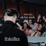 Greg Sestero Instagram - Oh, hi @skrillex! What a Halloween party 💀