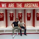 Gregg Sulkin Instagram – Thank you @arsenal for making me feel like Super Mik Arteta & for having me 🔴🔴 Emirates Stadium