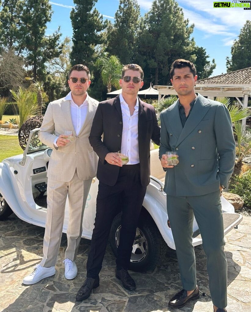 Gregg Sulkin Instagram - A very special day for a very special couple @hsether @livbfreeman Marbella, Spain