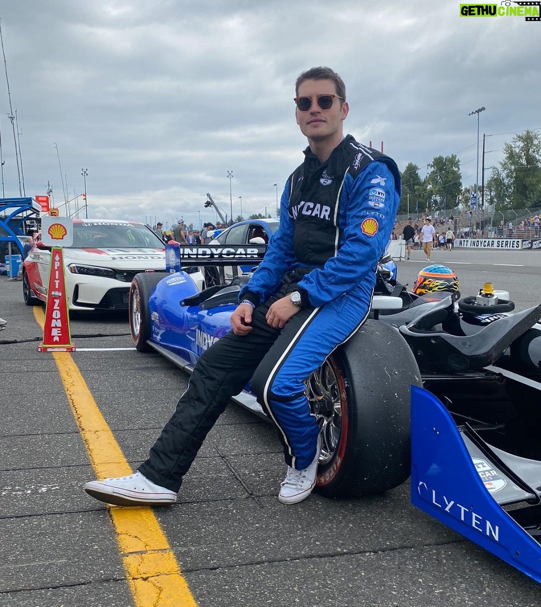 Gregg Sulkin Instagram - Let’s race 🏎️ @indycar Portland Oregon