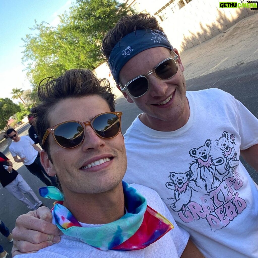 Gregg Sulkin Instagram - The only way to do a stag Coachella