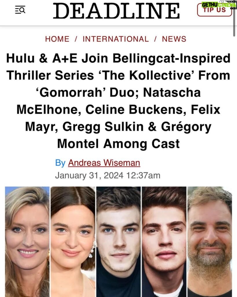 Gregg Sulkin Instagram - Thrilled to announce our upcoming show, The Kollective, with an exceptional team whose work speaks volumes. “The battle for truth against fake news is the battle of our time” You won’t want to miss this one!