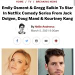 Gregg Sulkin Instagram - Beyond excited to join the @netflix family & work with my incredibly talented friend @emilyosment !!! Very honored & grateful to our wonderful producers Jack Dolgen, Doug Mand & Kourtney Kang. I cannot wait to be directed by the legendary Pamela Fryman. Excited to bring some laughs to your Netflix account later this year!
